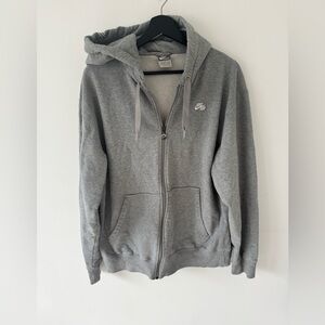 Men's Nike Gray Zip-Up Sweater